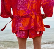 summer set kimono szorty shorts neon