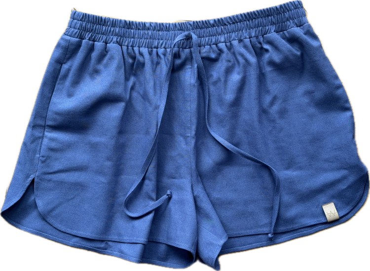 szorty len indigo