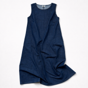 sukienka dress jeans maxi long długa