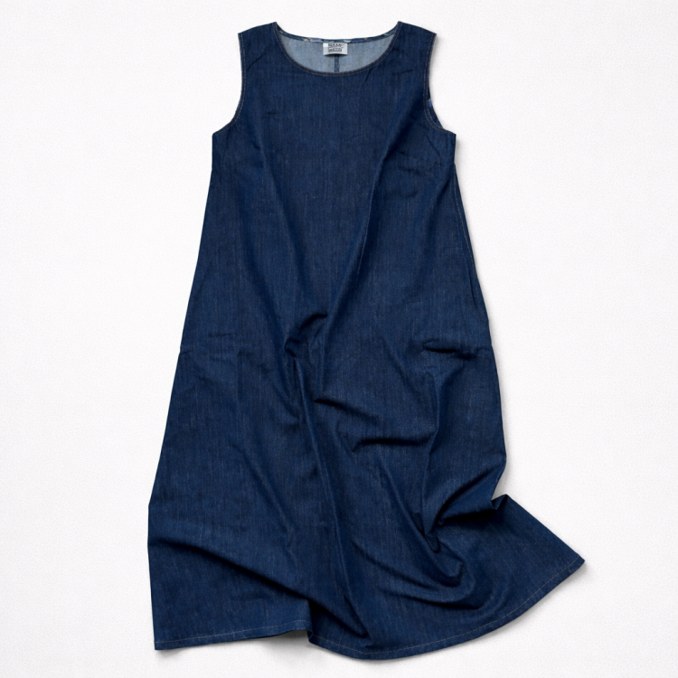 sukienka dress jeans maxi long długa