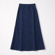 jeans navy blue long spódnica maxi