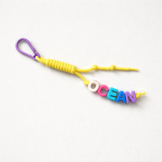 key ring ocean yellow