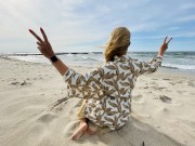 kimono bambusowy muślin palmy boho złote