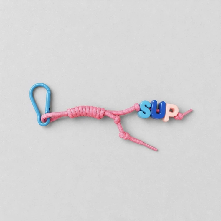 sup handmade brelok róż key ring