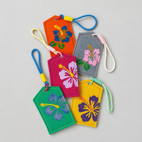travel tag handmade jeans kolory