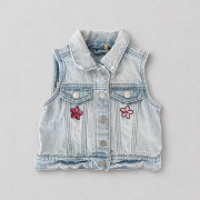 kwiaty kurtka jeans vintage mini kid dziecko
