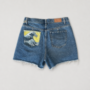 fala jeans vintage szorty