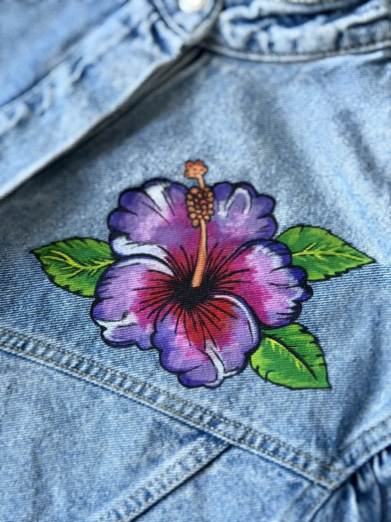 aloha kwiat na koszuli