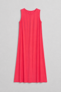 długa sukienka koralowa long dress kieszenie