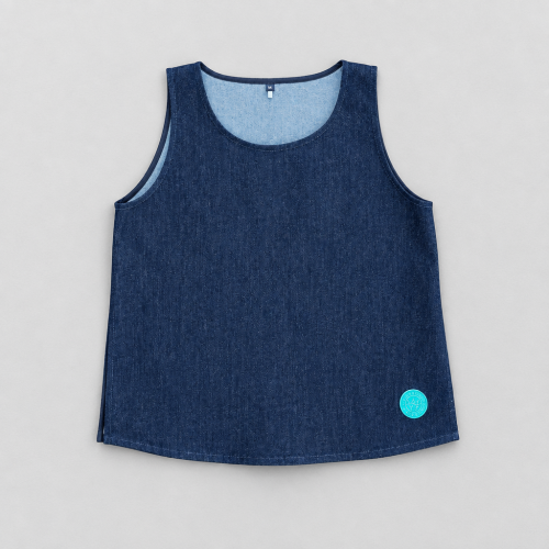 jeans koszulka top letni