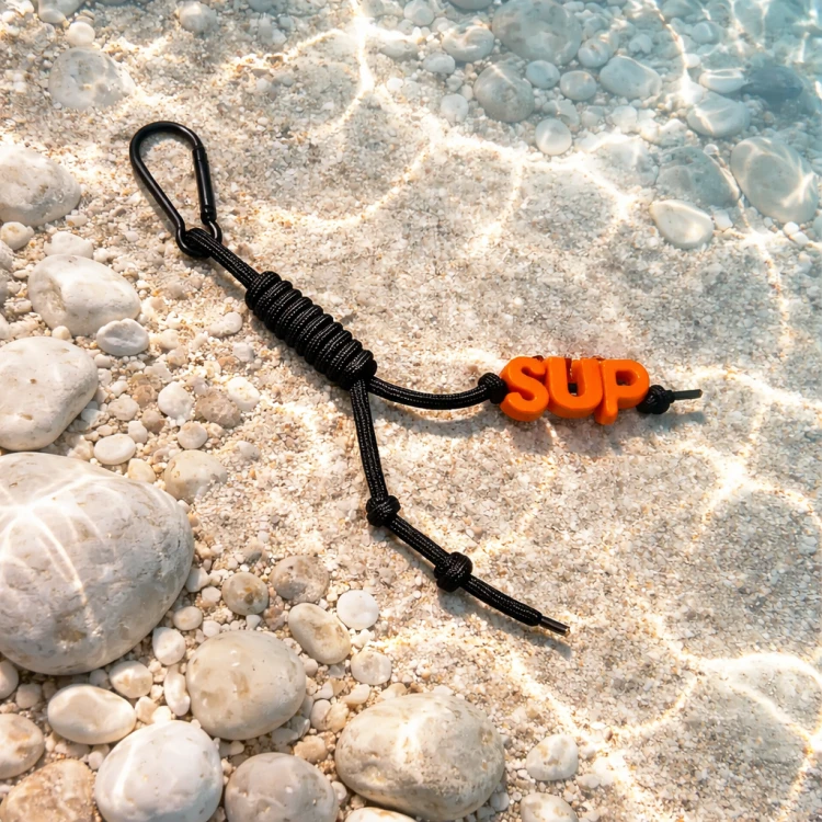 SUP brelok black orange keyring