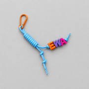 brelok imię ewa kolorowy niebieski keyring blue