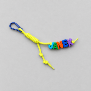 janek brelok żółty yellow keyring breloczek imię