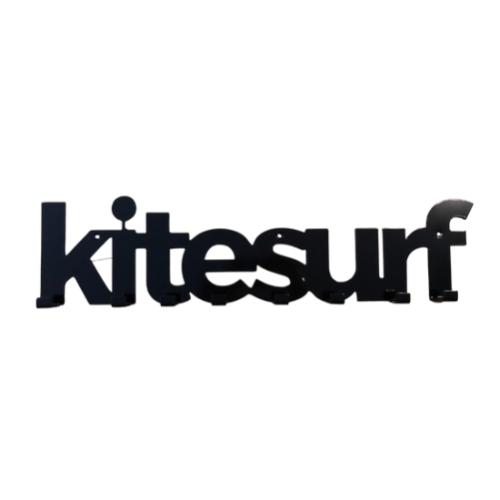 stal wieszak kitesurfing kitę surfing czarny kitesurf