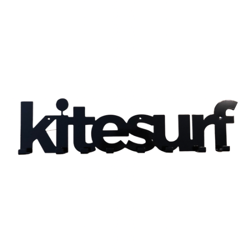 stal wieszak kitesurfing kitę surfing czarny kitesurf