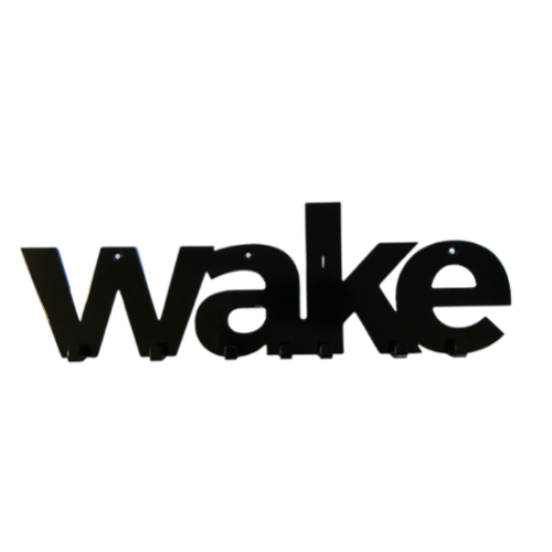 wake key hanger czarny black wieszak na ubrania