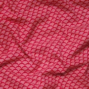 wachlarze kimono biało czerwone bawełna